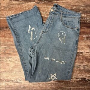 Rue21 Blue Flare & Wide Leg Jeans